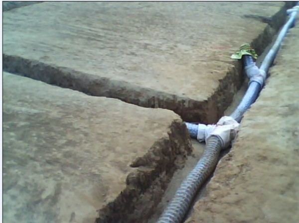 软式透水管在土壤改良中的渗排水施工